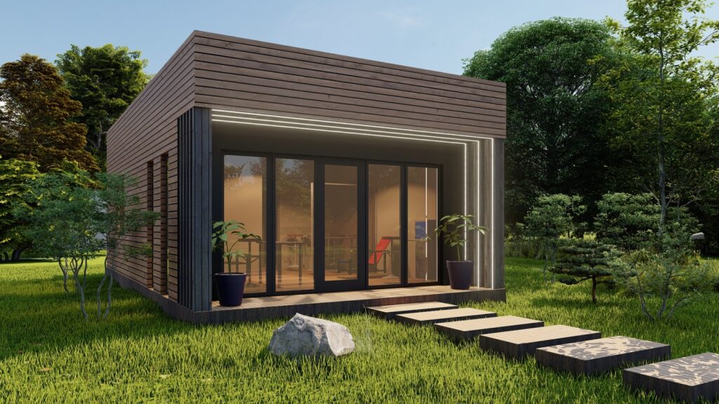 Qtm Beauty, structura metalica usoara 50 mp, destinatie business