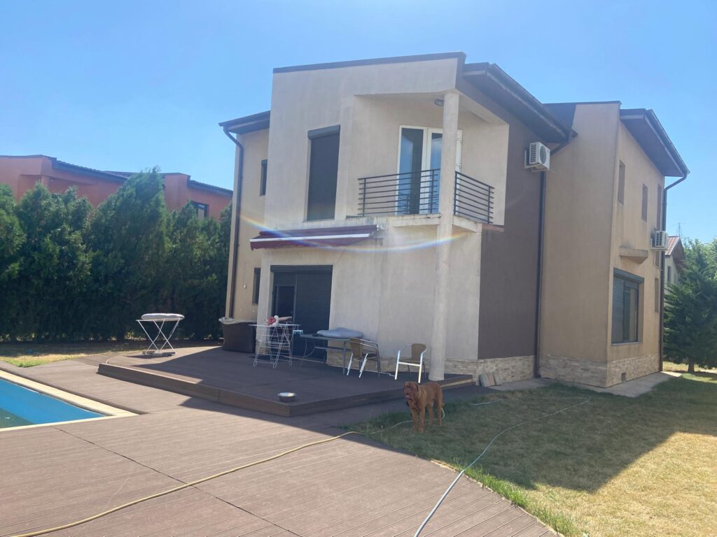 New Houses & Villas Bucharest | Ilfov 17 Vila S+P+M de vanzare in Popești Leordeni – teren 623 mp, piscina, garaj