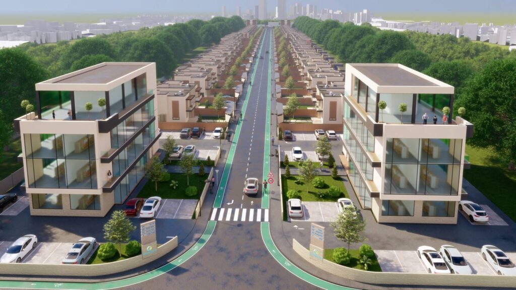 Cladire comerciala, P+2E+3ER, 1512 mp utili, 1350 mp teren, Calea Bucuresti, Vidra, Ilfov