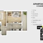 Sienna Central City Residence 17 TIP 5 2 camere etaj 1 7