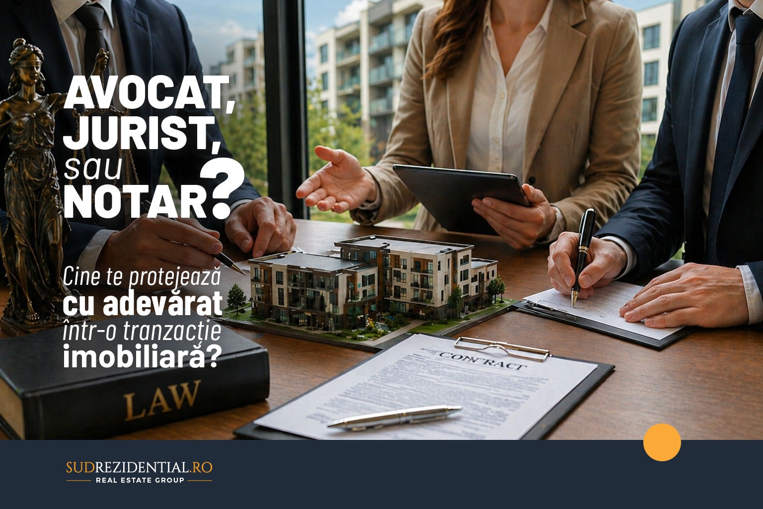 Avocat, jurist sau notar? Cine te protejeaza cu adevarat intr-o tranzactie imobiliara?