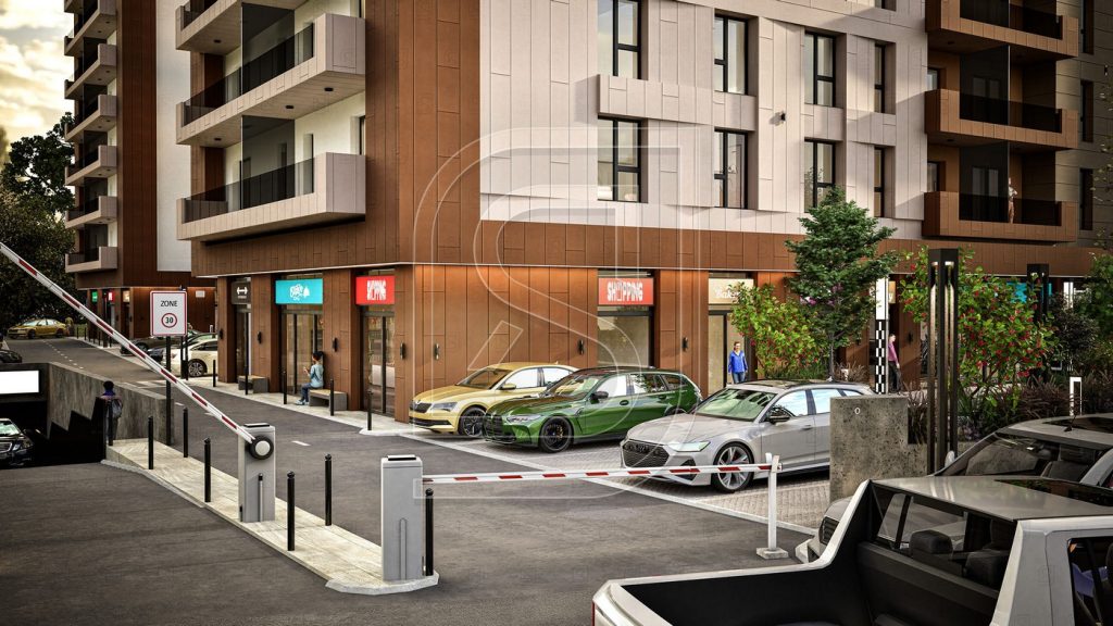 Spatii comerciale 43 Spatiu comercial de inchiriat in noul Brown Park Residence – 230.40 mp, vitrina 9.4 ml