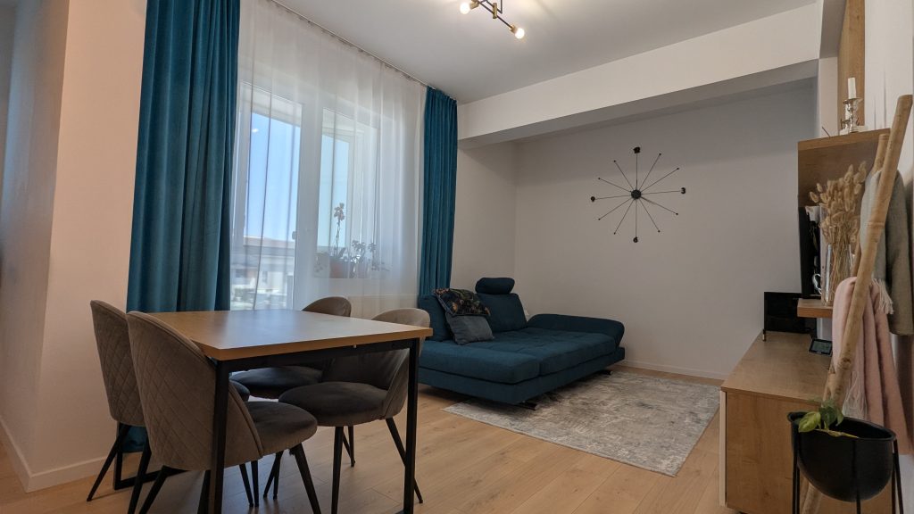 Apartament spatios cu 3 camere, complet mobilat si utilat | Popesti-Leordeni, Strada Leordeni