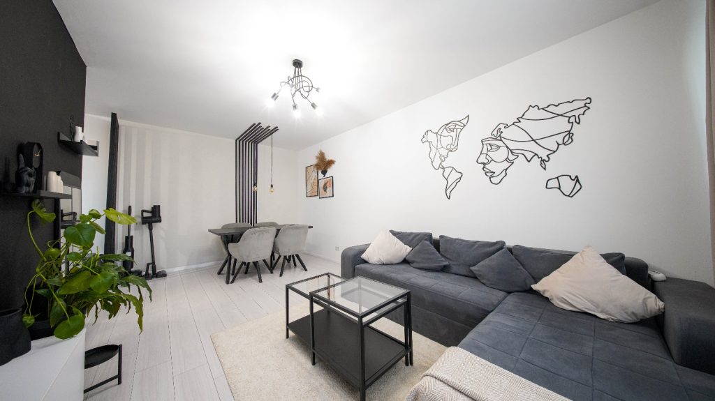 New Apartments Bucharest | Ilfov 15 Apartament cu 2 camere, complet mobilat si utilat, loc de parcare inclus – Str. Biruintei