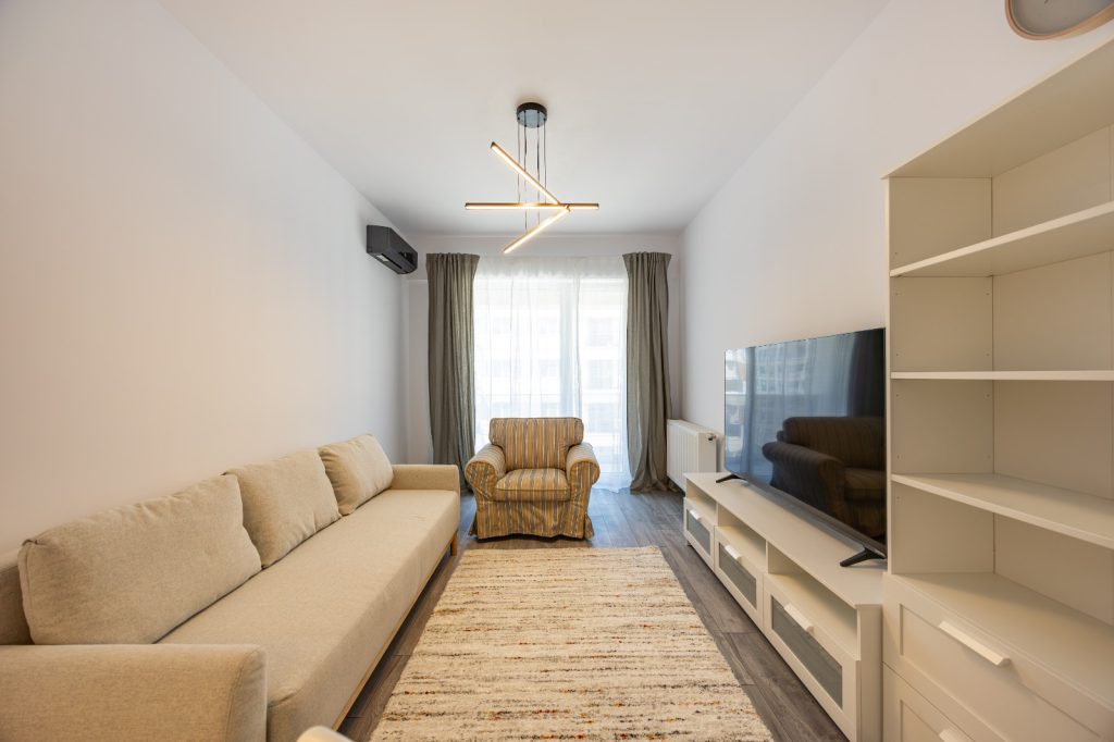 Anunturi ansamblu rezidential 9 Apartament 2 camere de inchiriat, mobilat modern – acces metrou Berceni, Popesti-Leordeni