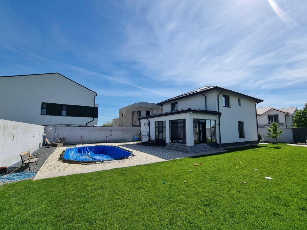 Vila individuala cu 5 camere, piscina, mobilata si utilata complet- Sos. Oltenitei, Popesti-Leordeni