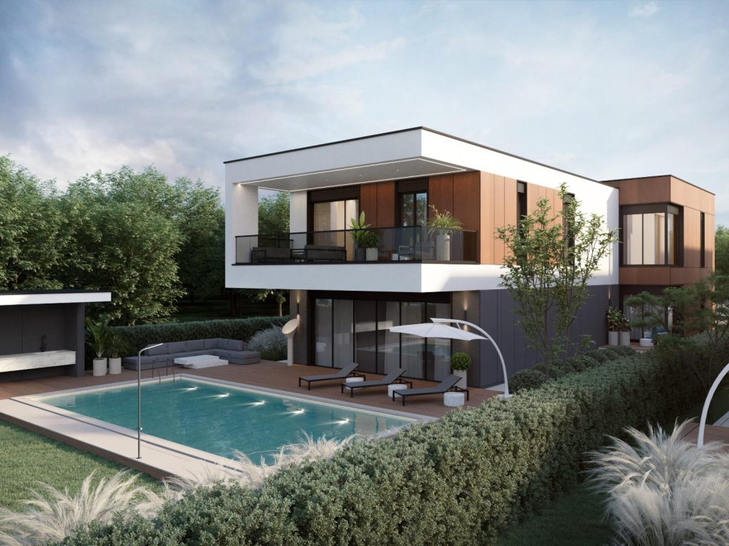 Anunturi ansamblu rezidential 11 Resedinta de Lux in Silistea Snagovului | Vila exclusivista cu 6 camere, P+1E, piscina si ponton