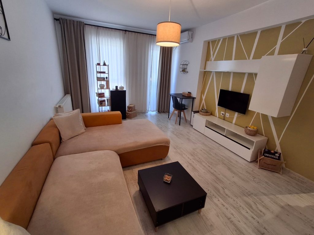 Apartament cu 2 camere de inchiriat, mobilat si utilat modern, acces metrou, Popesti-Leordeni