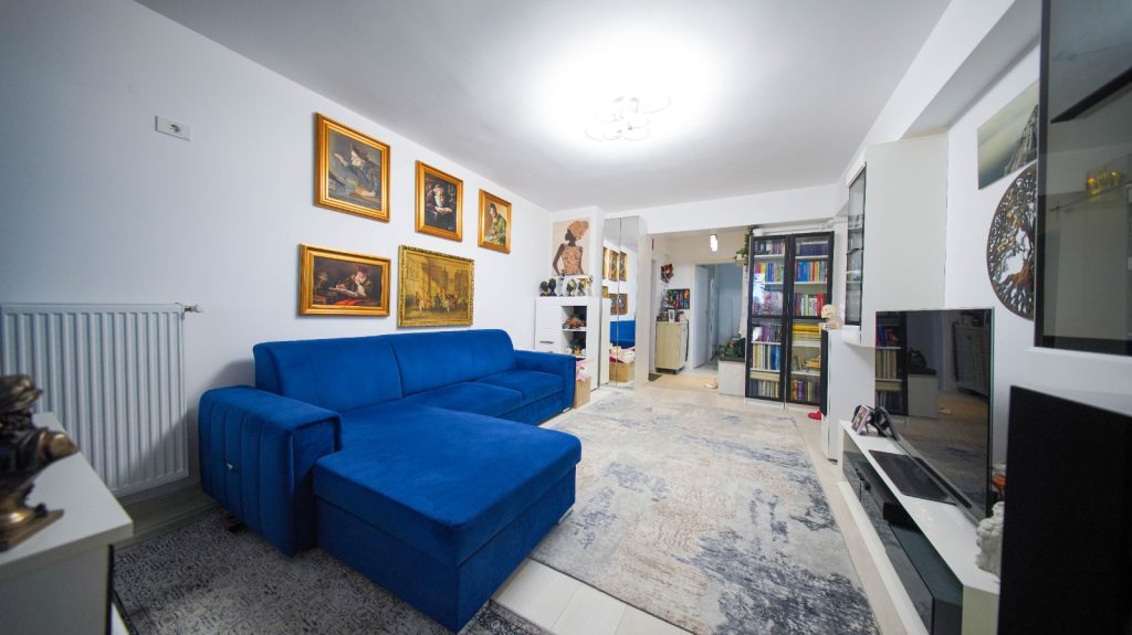 Apartament spatios cu 2 camere, gradina proprie 68.25 mp, loc de parcare – Popesti-Leordeni