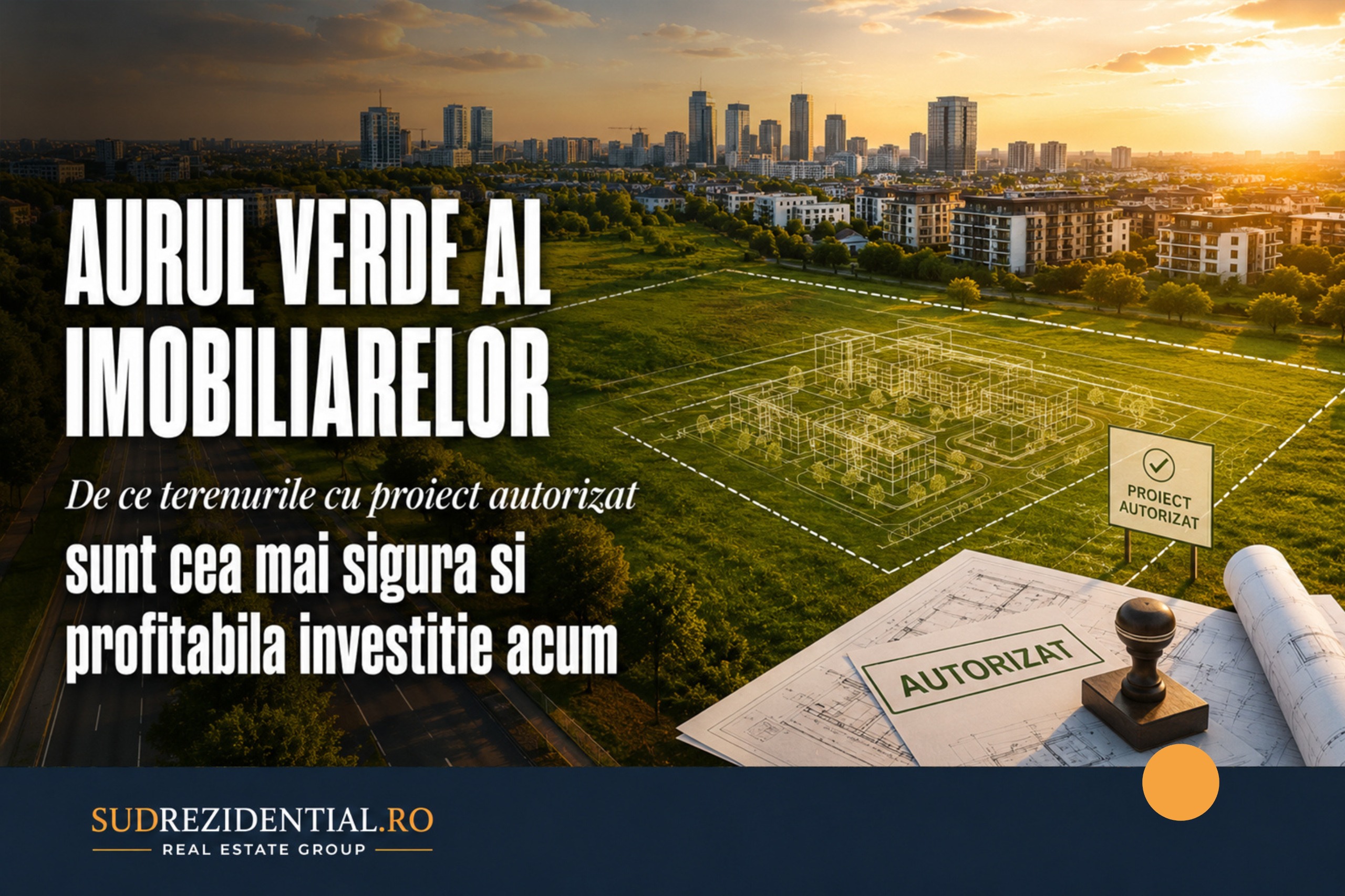 Aurul verde al imobiliarelor: De ce terenurile cu proiect autorizat sunt cea mai sigura si profitabila investitie acum