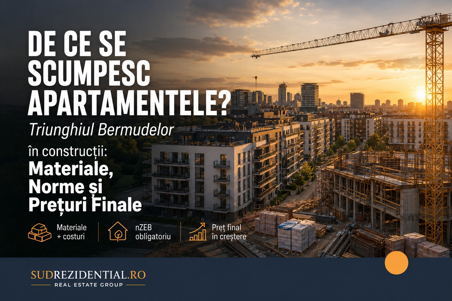 De ce se scumpesc apartamentele? „Triunghiul Bermudelor” in constructii: Materiale, norme si preturi finale
