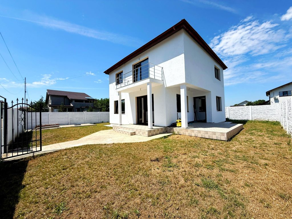 Vila individuala cu 4 camere, finisata premium, teren 344 mp, gata de mutare – Comuna Berceni