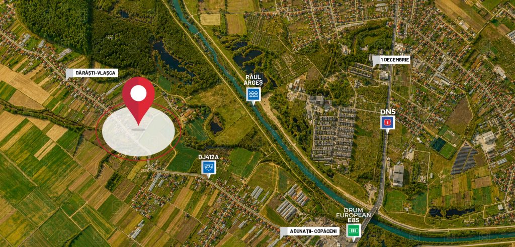 Regim Hotelier 5 Teren intravilan 3.399 mp, ideal investitie sau dezvoltare rezidentiala – Adunatii Copaceni