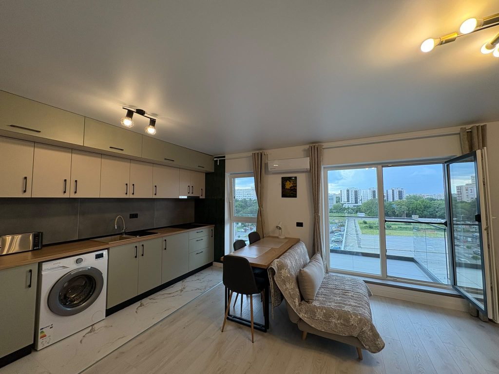Rental Properties 33 Apartament modern cu o camera, terasa 19 mp, parcare subterana – Metrou Piata Sudului