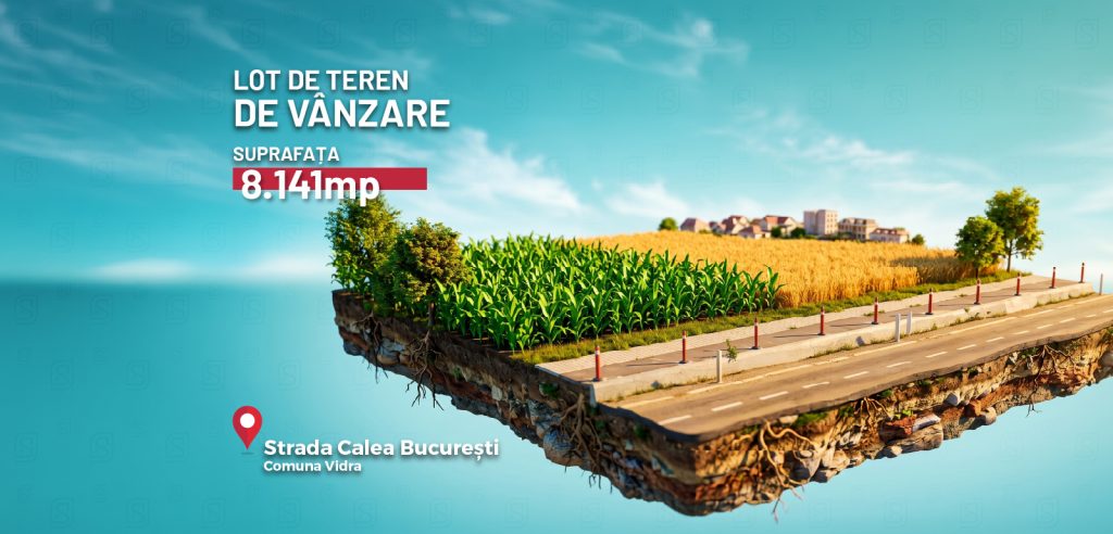 Terenuri 7 Teren de 8.141 mp in zona Vidra – Berceni, ideal pentru ansamblu de case sau investitie pe termen lung