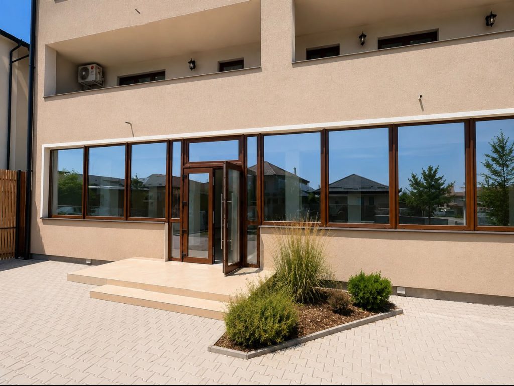 Spatiu comercial de inchiriat, 75 mp, terasa 17.4 mp, zona Crisul Repede – Bragadiru