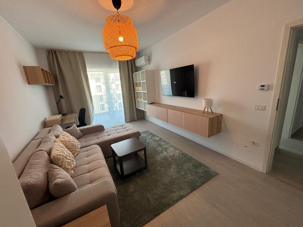 Apartament cu 2 camere, prima inchiriere, mobilat si utilat, loc de parcare inclus, The Grand Kristal Residence City