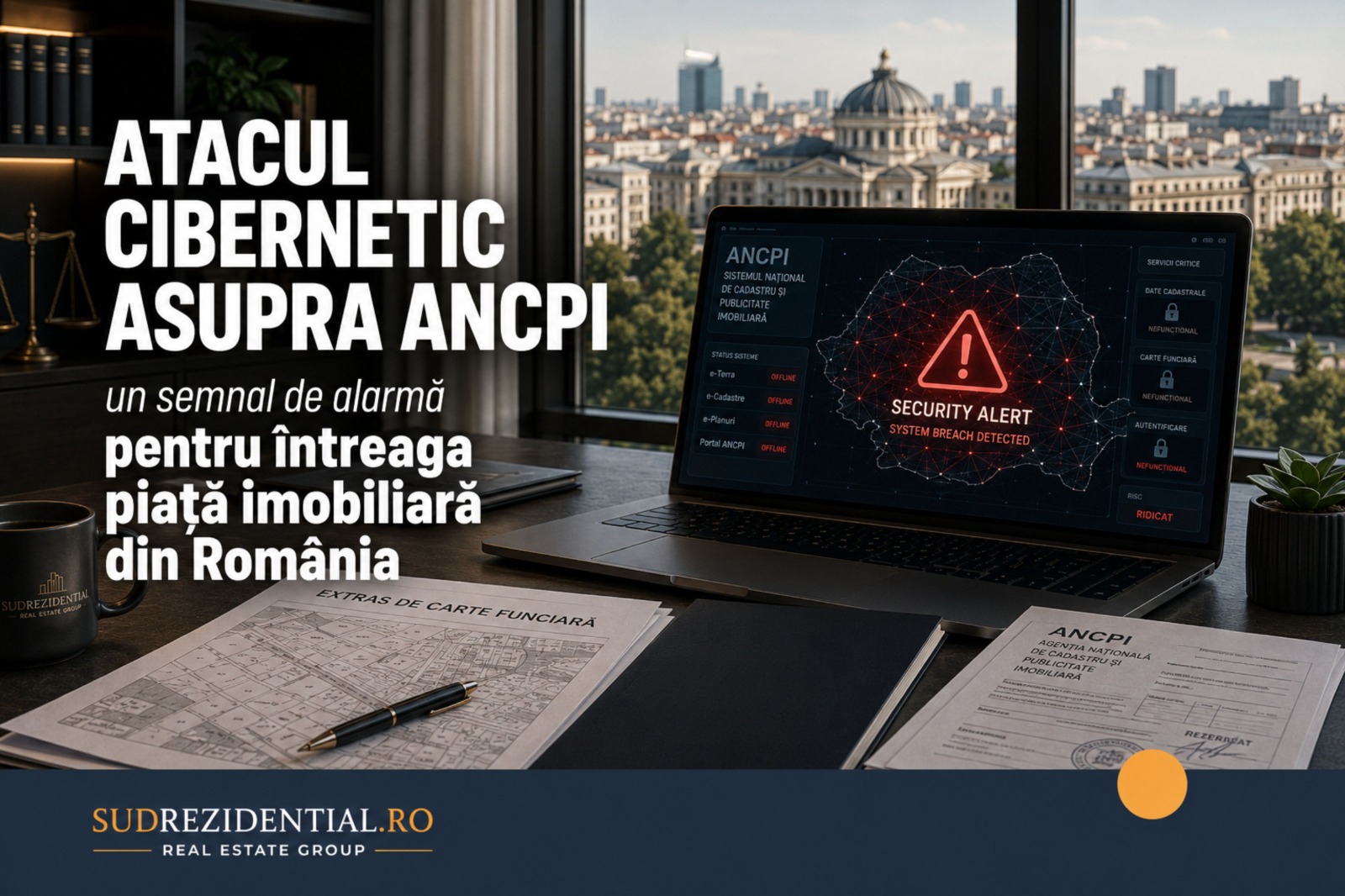 Atacul cibernetic asupra ANCPI: un semnal de alarma pentru intreaga piata imobiliara din Romania 3 Atacul cibernetic asupra ANCPI: un semnal de alarma pentru intreaga piata imobiliara din Romania
