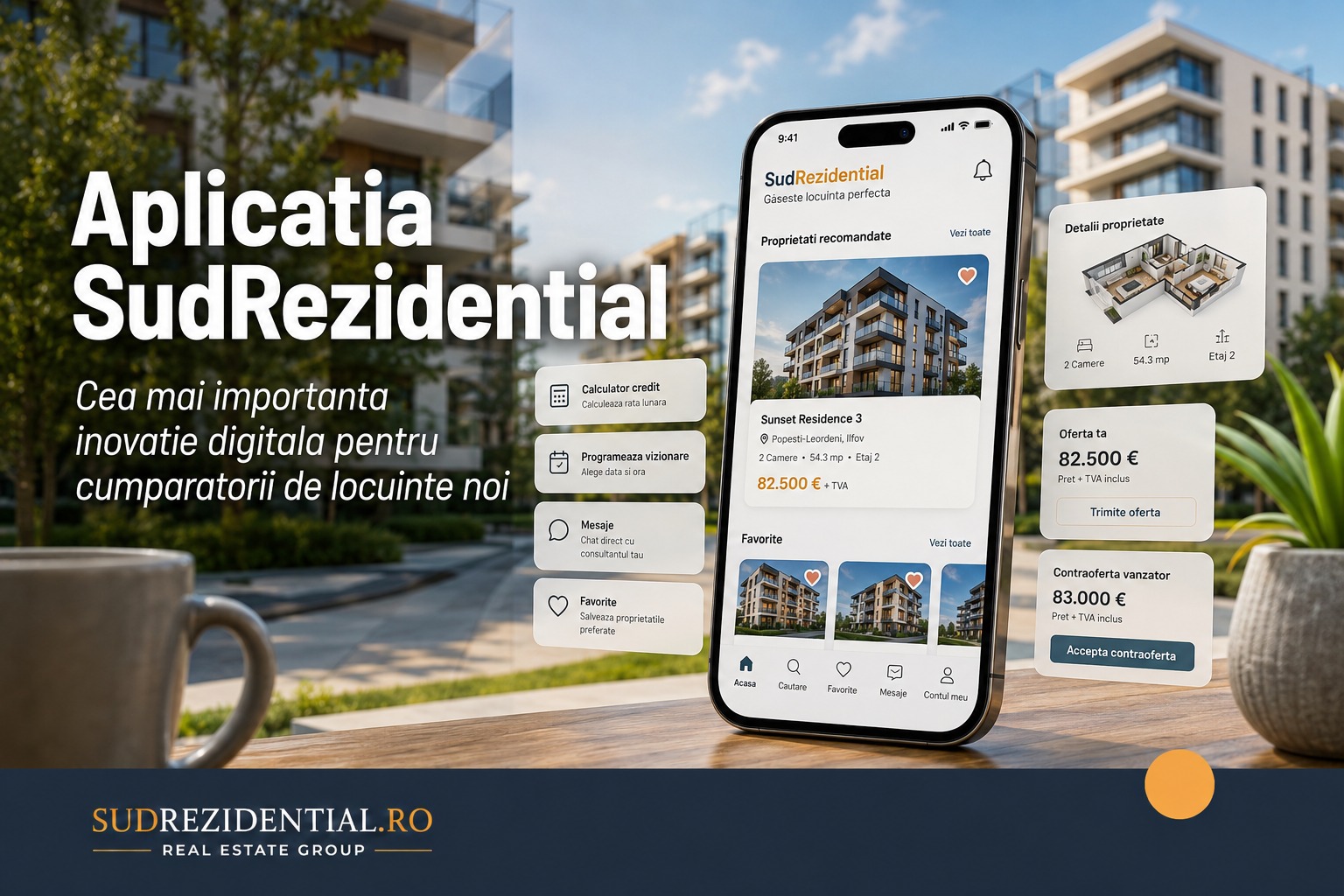 Aplicatia SudRezidential – Cea mai importanta inovatie digitala pentru cumparatorii de locuinte noi 10 Aplicatia SudRezidential – Cea mai importanta inovatie digitala pentru cumparatorii de locuinte noi