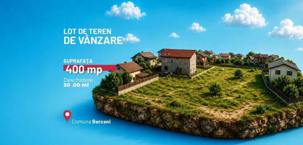Anunturi ansamblu rezidential 1 Teren intravilan de vanzare in Comuna Berceni, 400 mp, ideal pentru casa individuala sau investitie