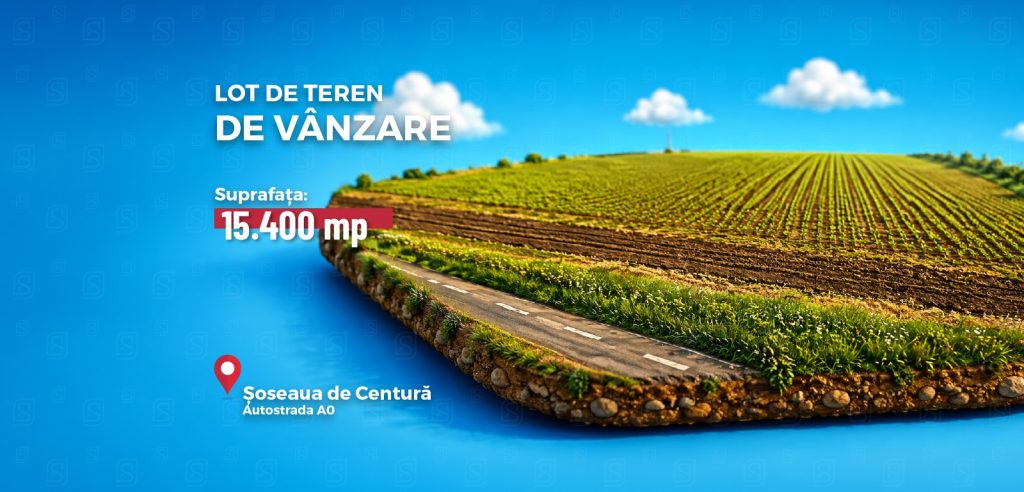Teren intravilan 15.400 mp | 39 ml deschidere – Comuna Jilava, Ilfov, acces rapid DNCB si A0