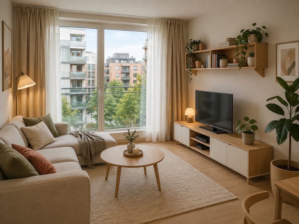 Apartament decomandat cu 2 camere, 67 mp, ansamblu premium in Popesti-Leordeni