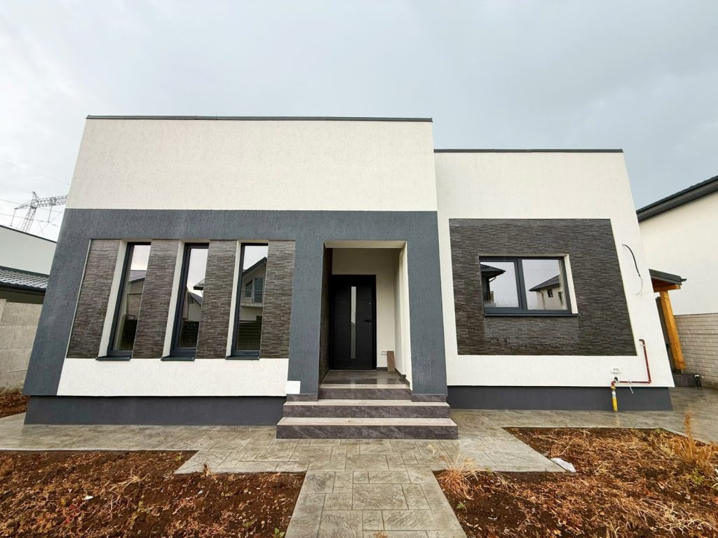 Case-Vile noi Bucuresti | Ilfov 37 Casa moderna cu 4 camere, curte generoasa 343 mp, mutare imediata | Comuna Berceni