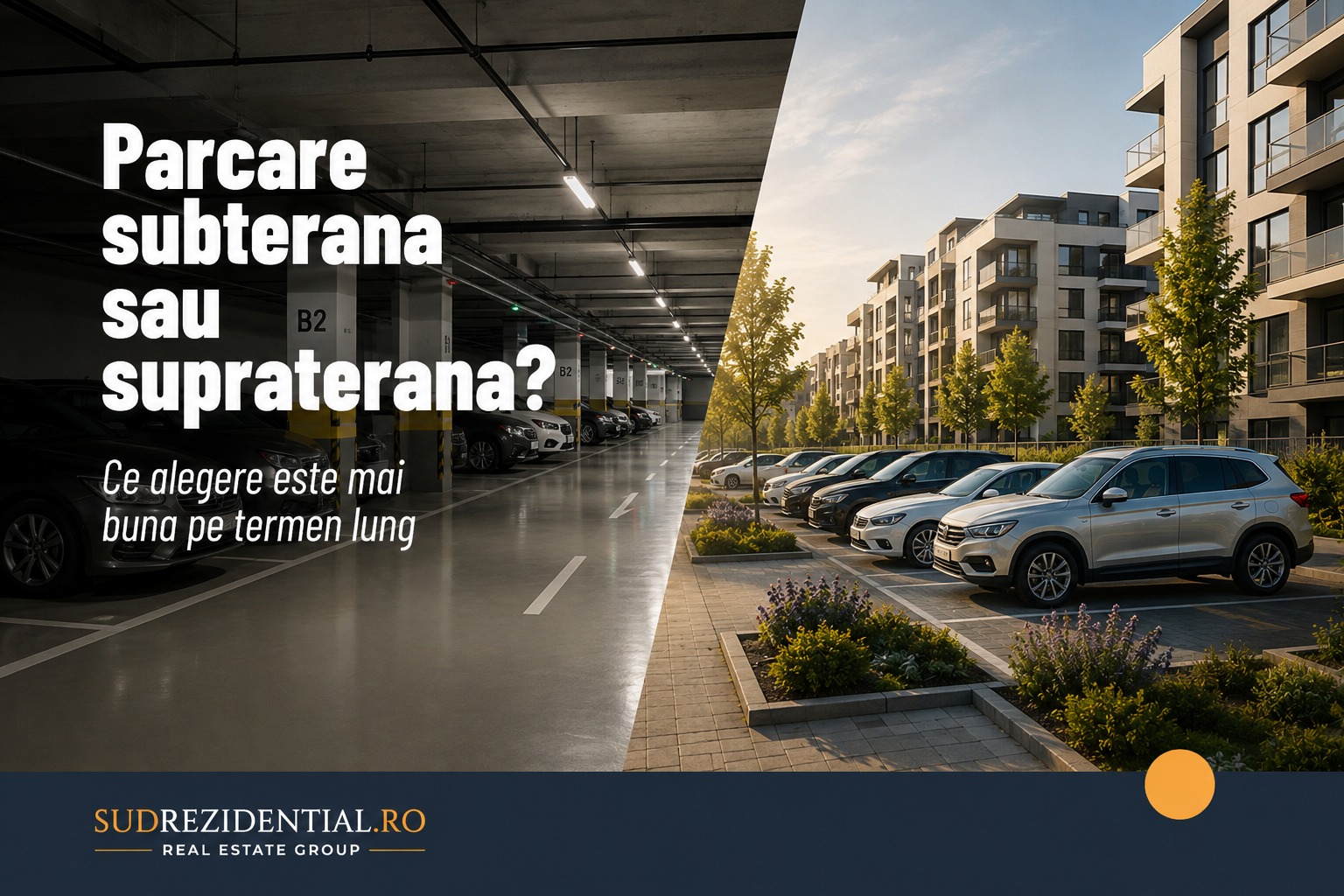 Parcare subterana sau supraterana? Ce alegere este mai buna pe termen lung 1 Parcare subterana sau supraterana? Ce alegere este mai buna pe termen lung