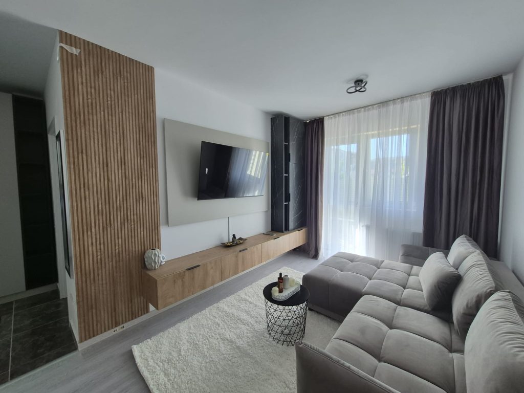 Anunturi ansamblu rezidential 5 Apartament complet echipat de inchiriat, gradina 34 mp, bloc 2026 | Popesti-Leordeni