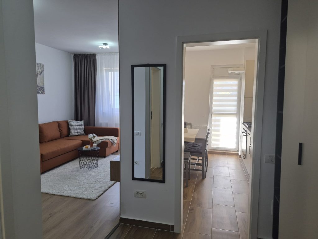 Apartament cu o camera, gradina proprie 34 mp, imobil nou | Biruintei, Popesti-Leordeni