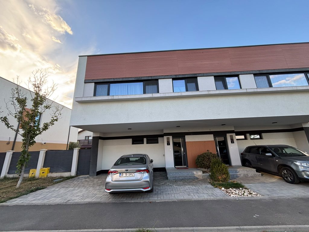 Anunturi ansamblu rezidential 3 Vila cu 4 camere in ansamblu securizat | OxyGo Park Berceni, 3 dormitoare si terasa de 19.7 mp
