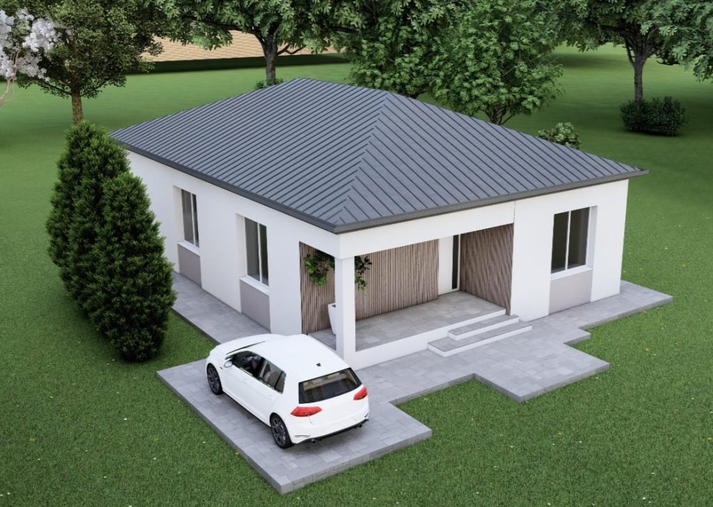 Vila individuala cu 4 camere, 2 bai si dressing – Vidra, Ilfov, acces rapid DNCB si A0