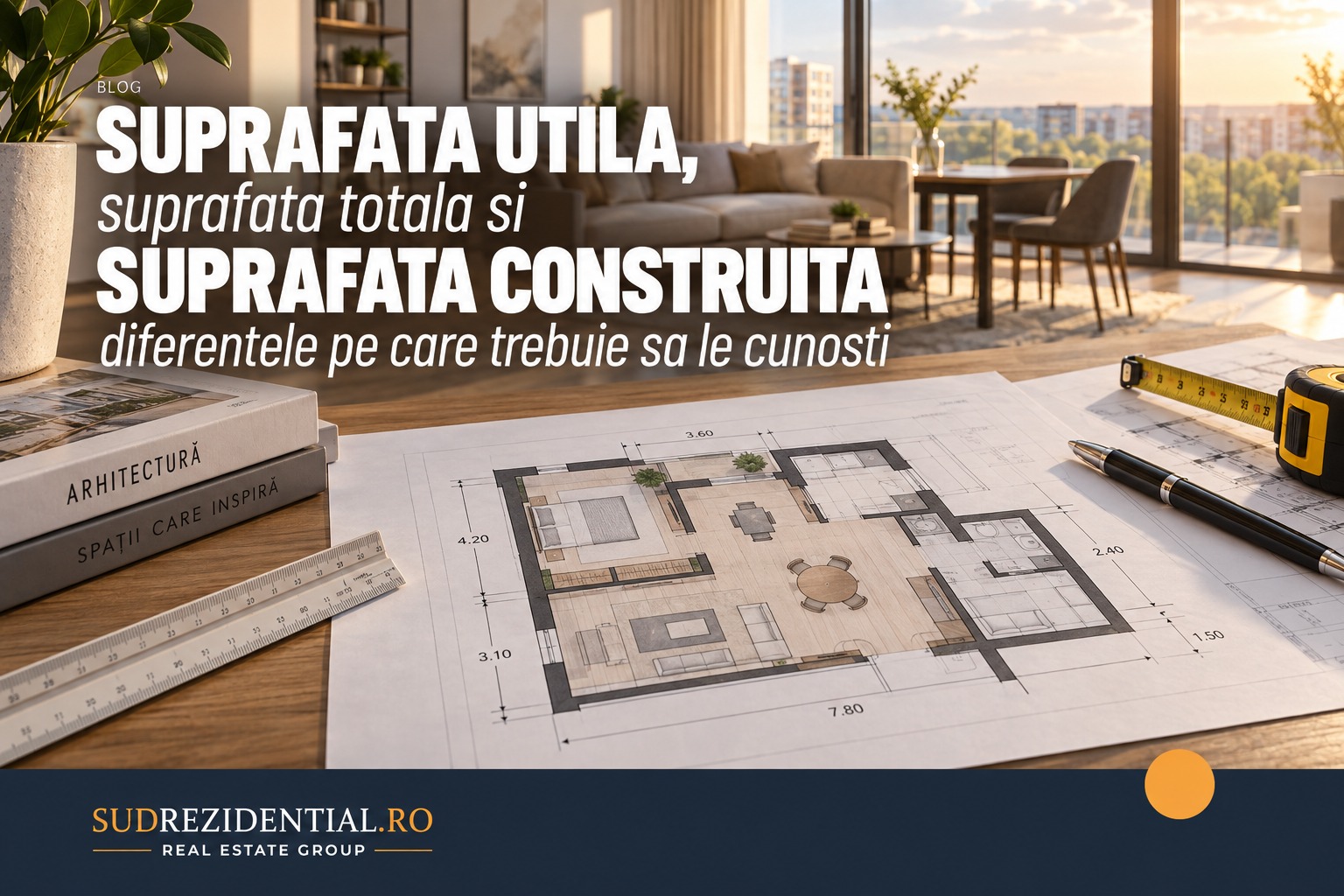 Suprafata utila, suprafata totala si suprafata construita: diferentele pe care trebuie sa le cunosti 1 blog 2