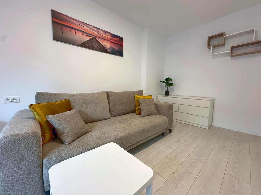 Inchiriere 5 Apartament modern cu o camera si balcon generos, prima inchiriere | Strada Biruintei