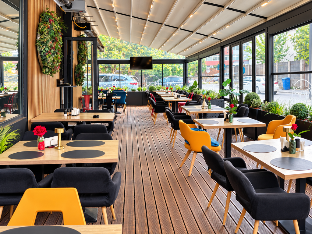 Restaurant complet mobilat si utilat, 255 mp, terasa acoperita, afacere functionala – Biruintei, Popesti-Leordeni